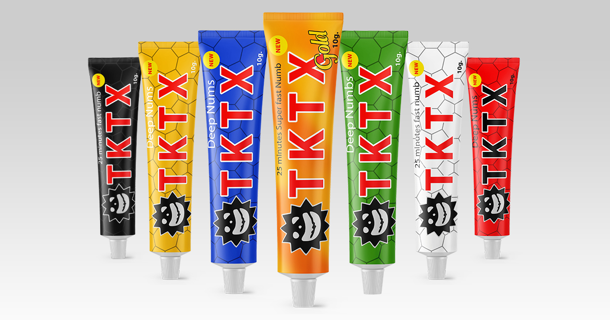 What Is The Difference In The Colors Of Tktx Numbing Creams
