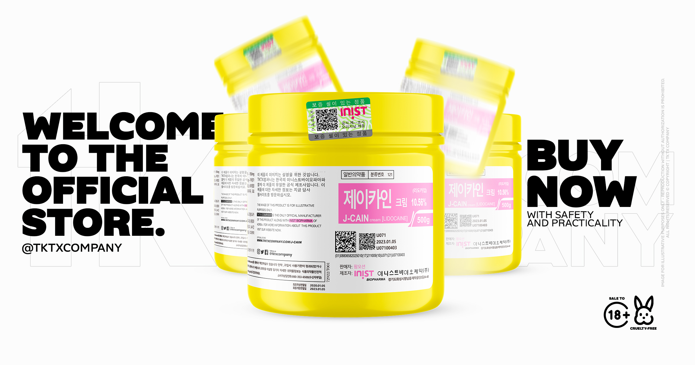 J-Cain Numbing Cream 10.56% Lidocaine