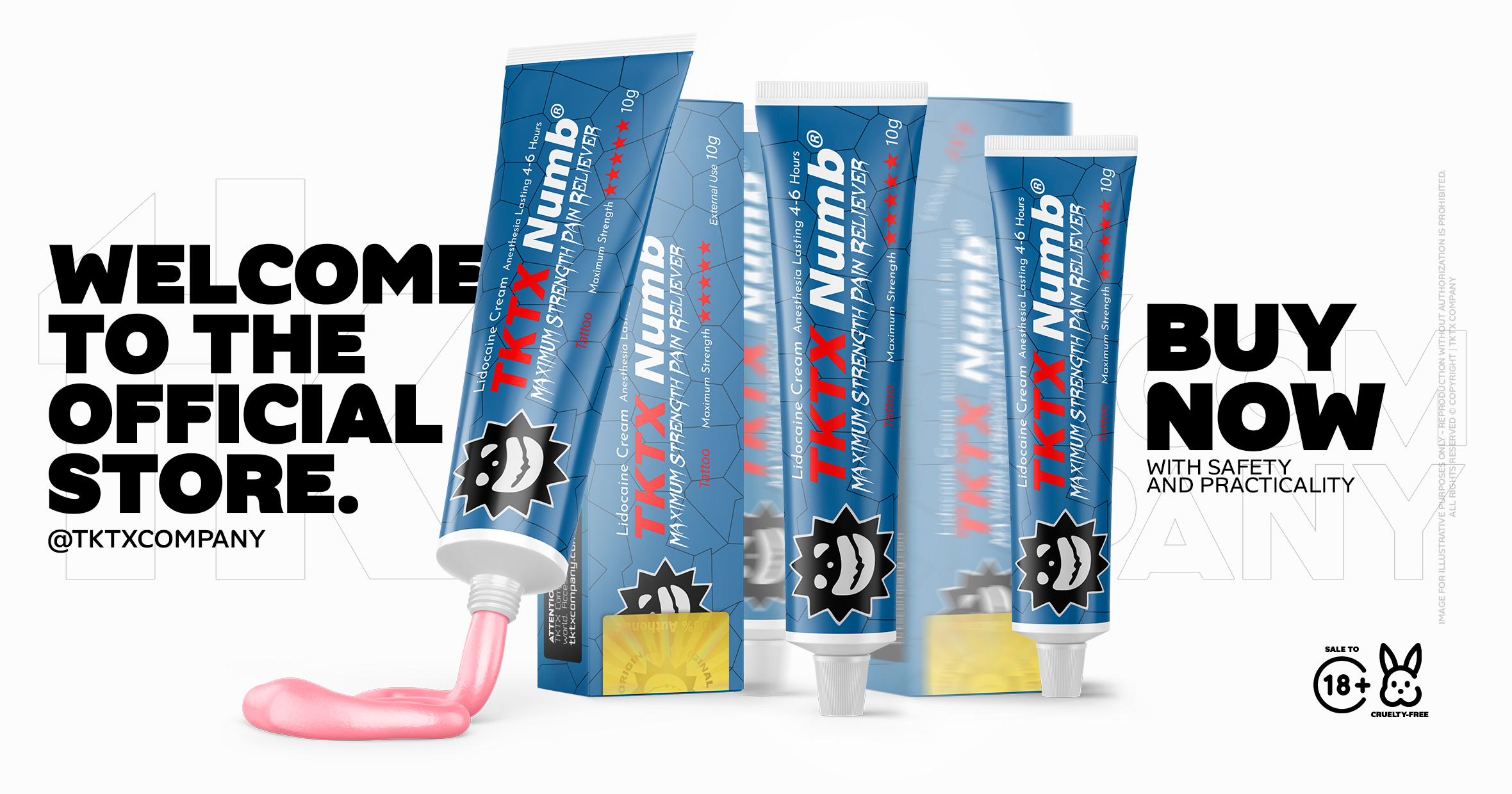 TKTX Blue Numb Cream