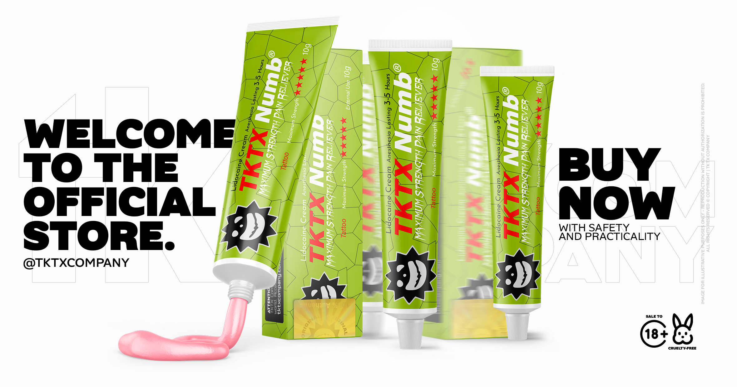 TKTX Green Numb Cream