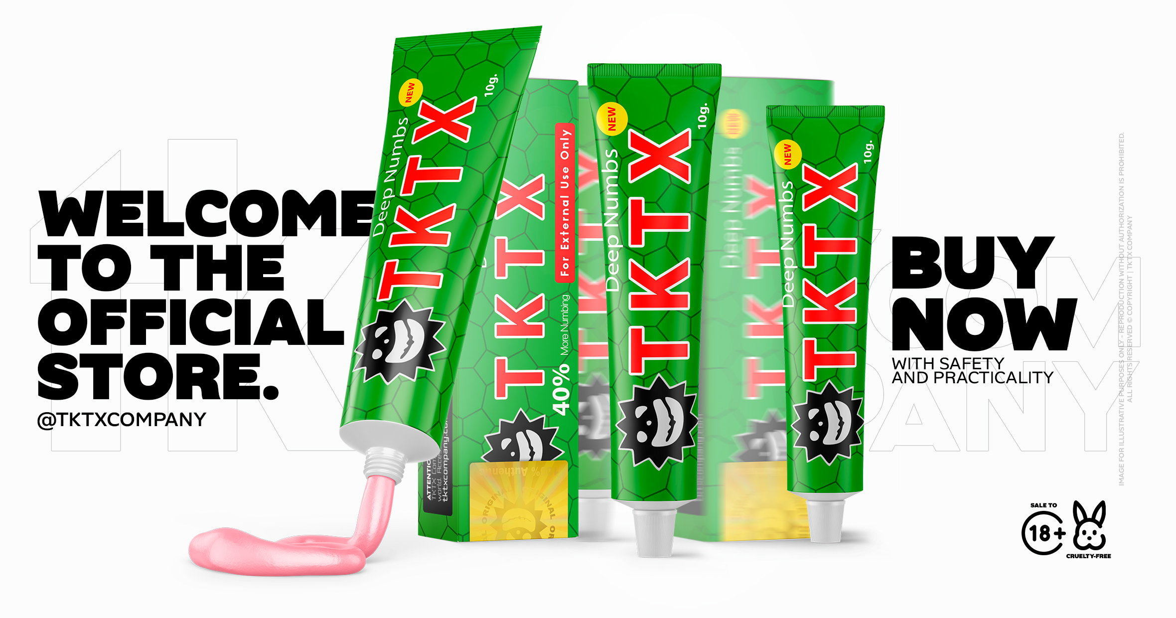 TKTX Numbing Cream Original Green 40%