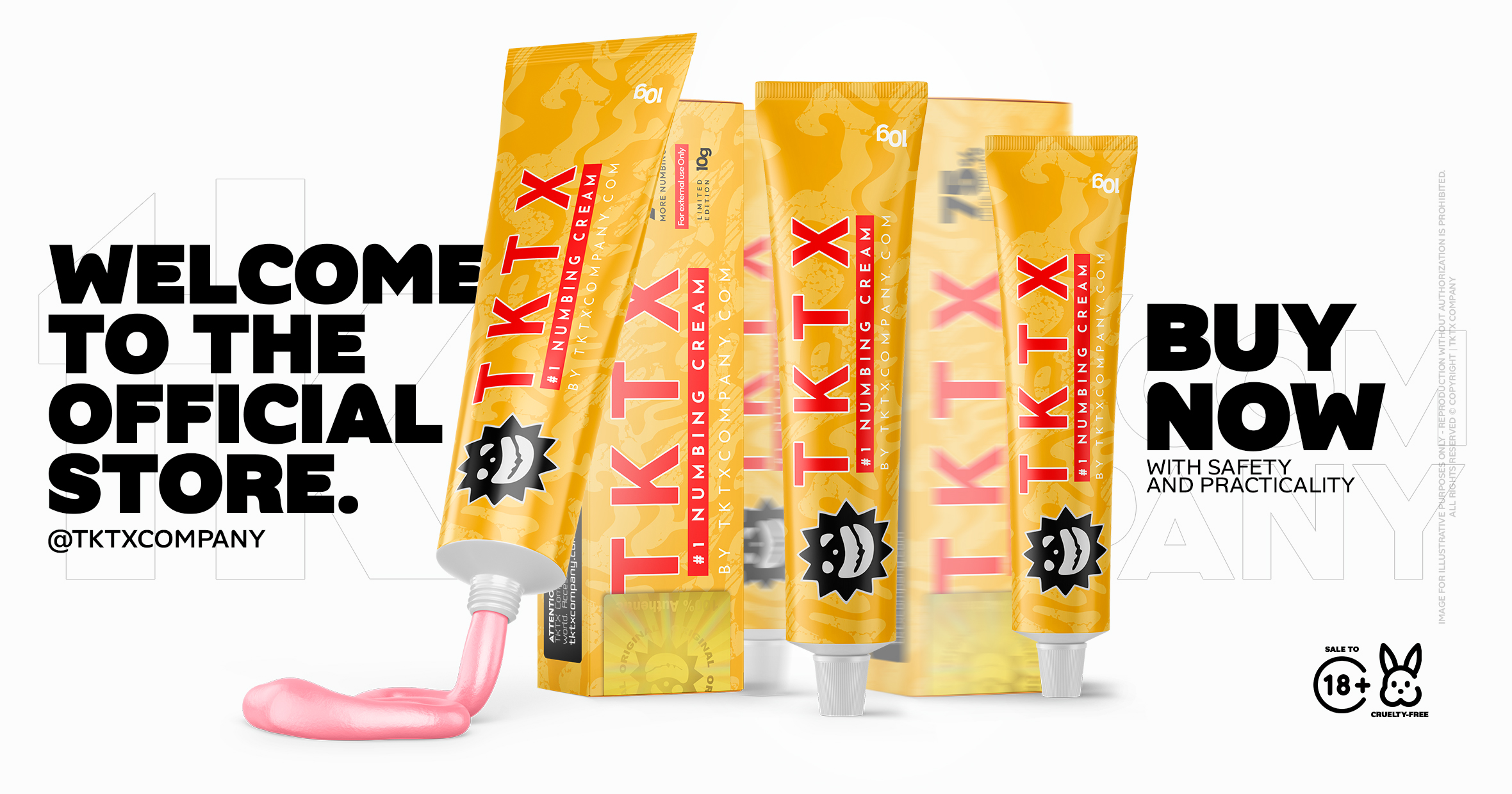 TKTX Numbing Cream Original Yellow 75%